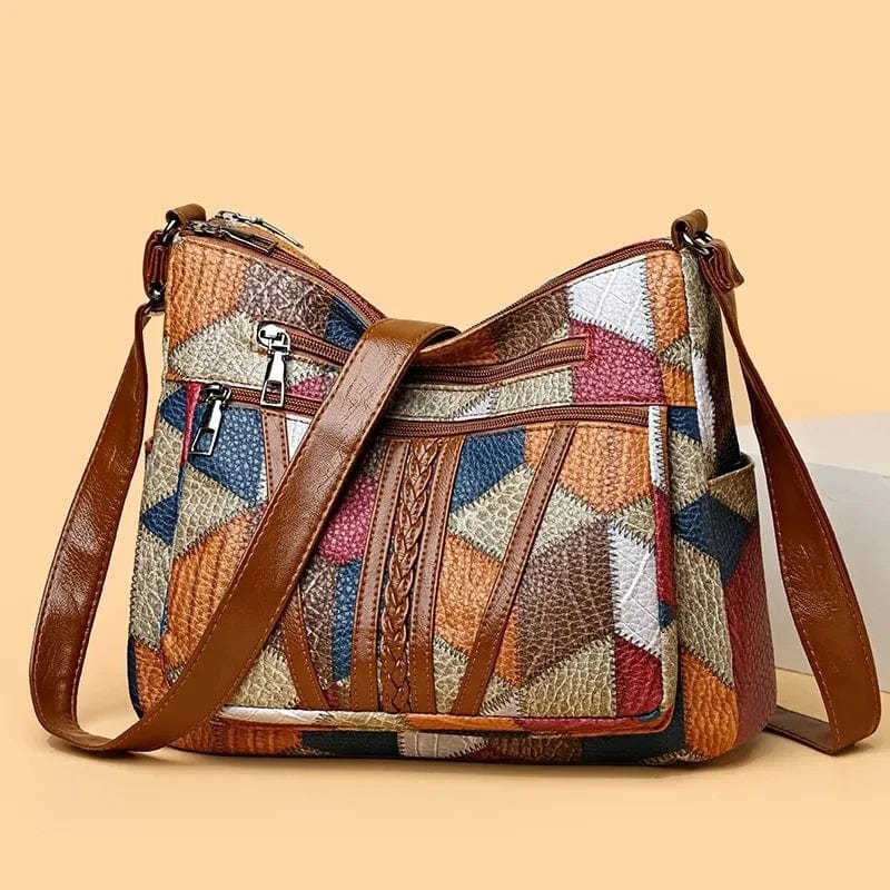 Mirevé™ Patchwork Tote – Where Every Stitch Tells a Story