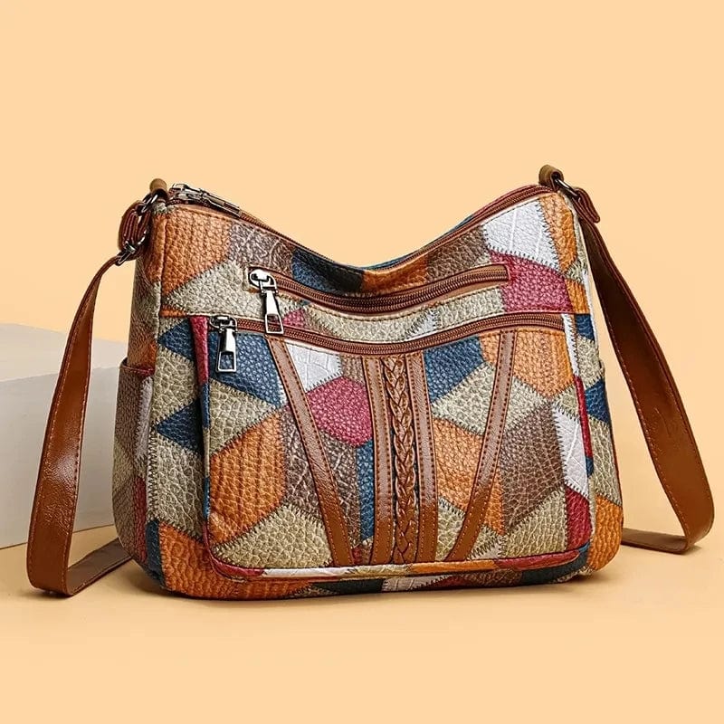 Mirevé™ Patchwork Tote – Where Every Stitch Tells a Story