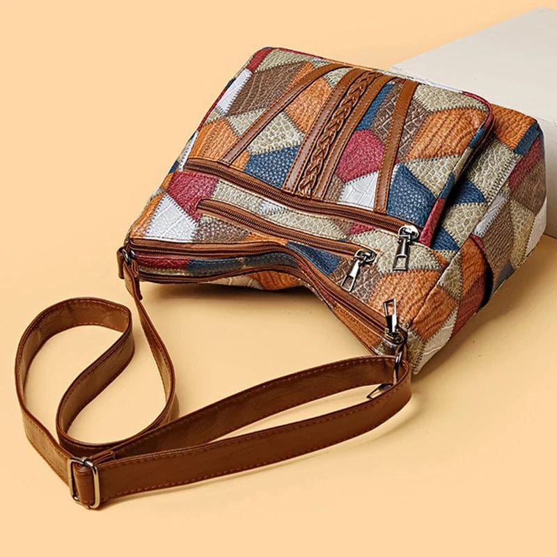 Mirevé™ Patchwork Tote – Where Every Stitch Tells a Story