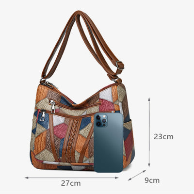 Mirevé™ Patchwork Tote – Where Every Stitch Tells a Story