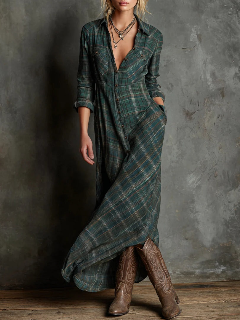 Evera - The Plaid Dress for Effortless Grace
