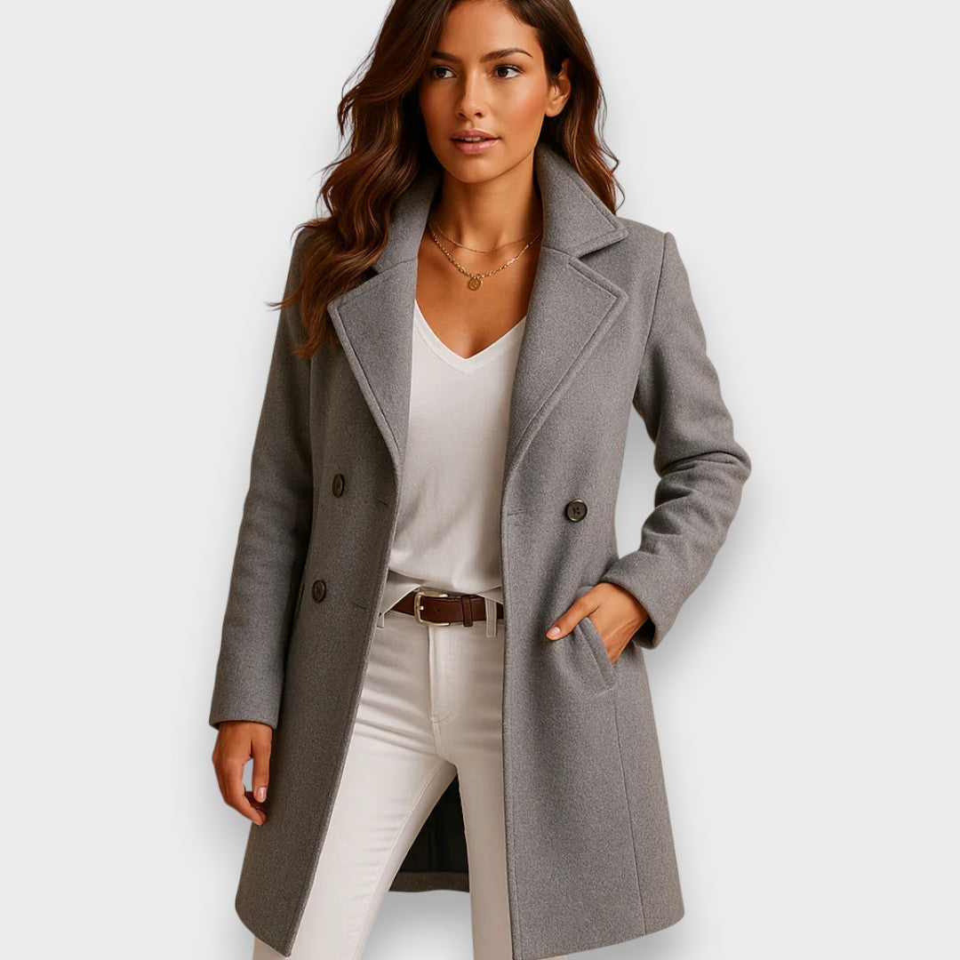 LioraBelle™ Wool Blend Coat